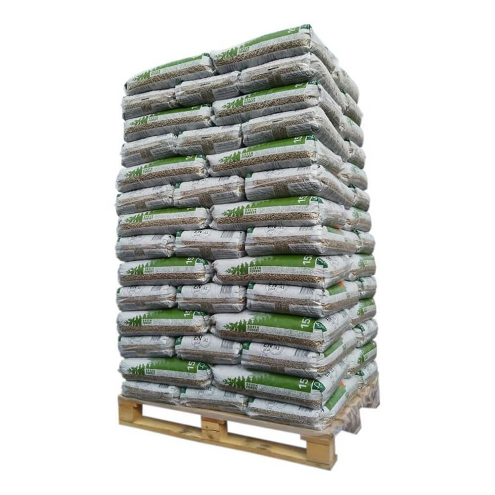 9215-1 Bosque Verde Pellet Palette de 70 sacs de 15 kg – Image 1